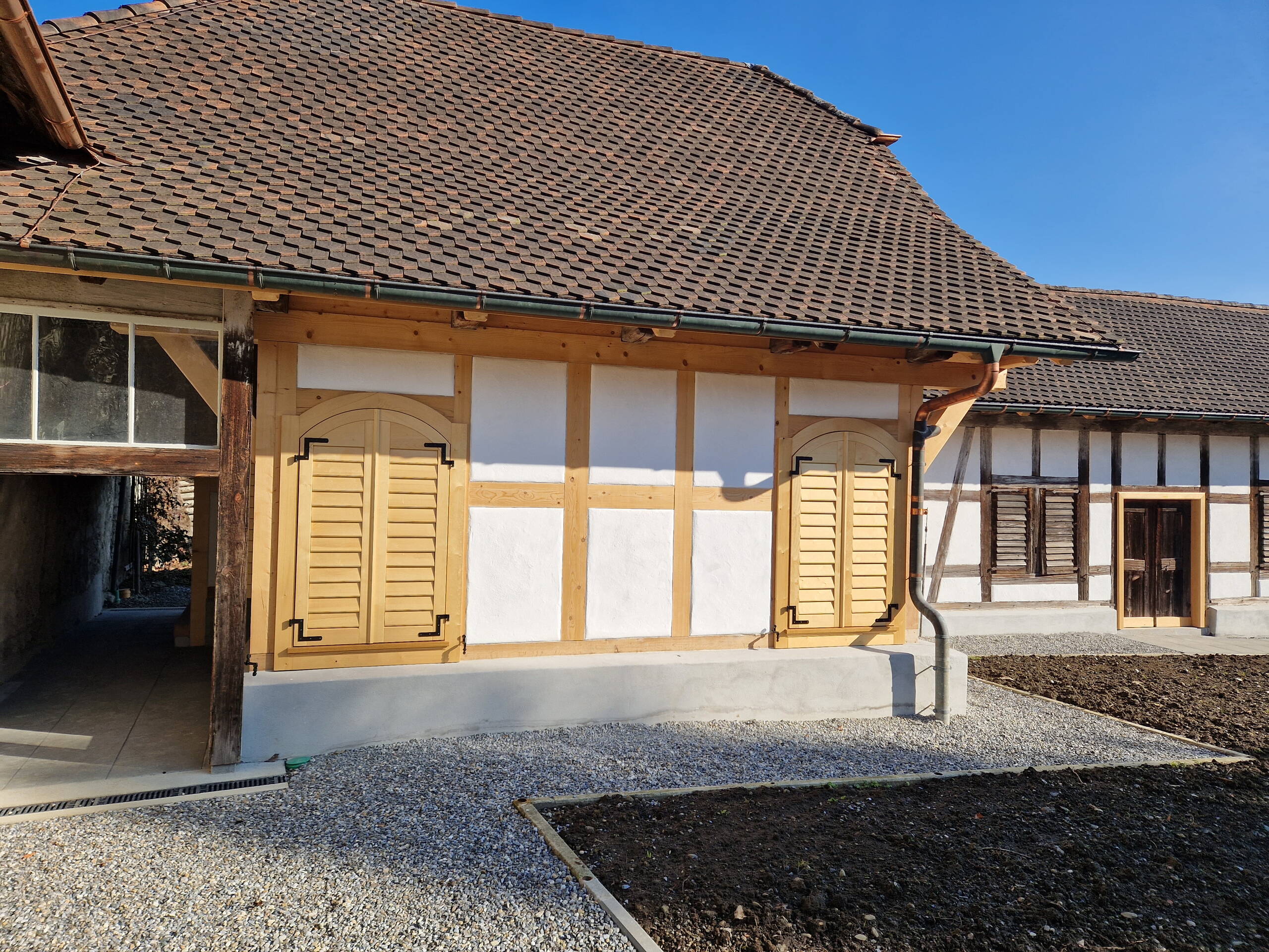 Zoom: Altbauweise Zentralschweiz_Kloster Eschenbach_Aussenfassade renoviert