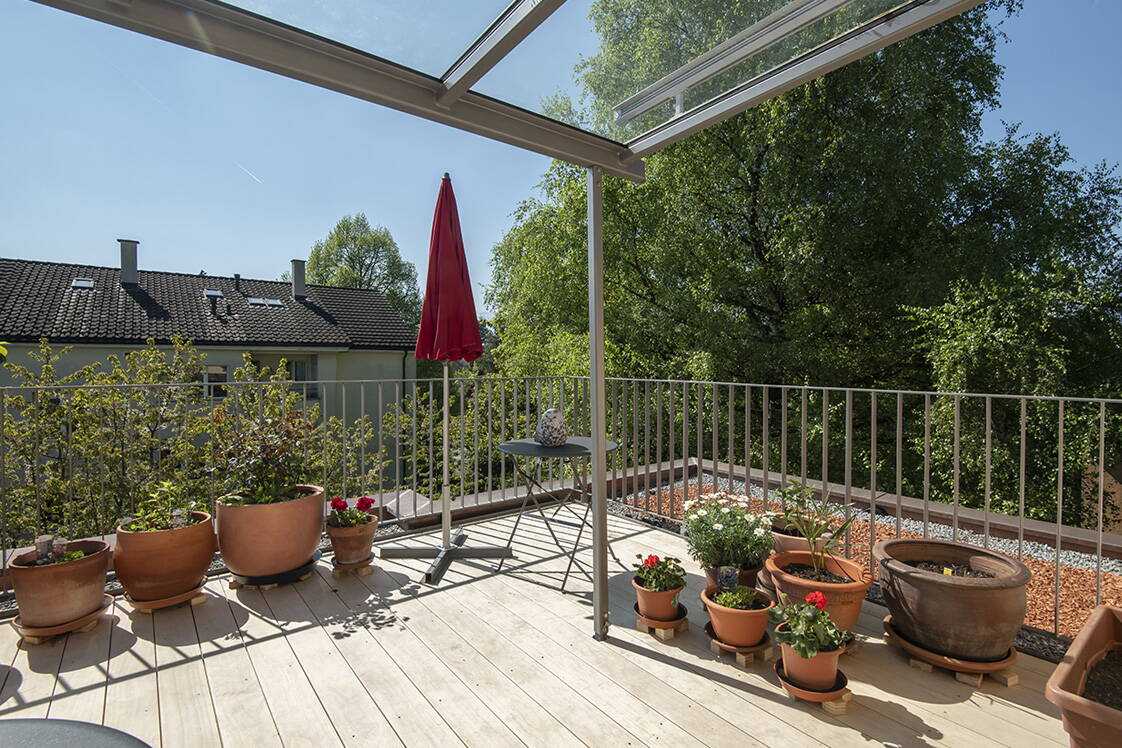 Altbauweise Zentralschweiz_Wohnhaus Luzern_Dachterrasse